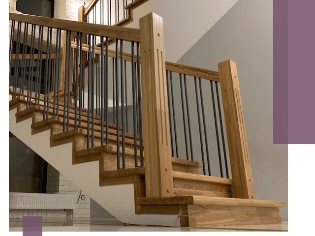 Реставрация деревянных и металлических лестниц в Оренбурге