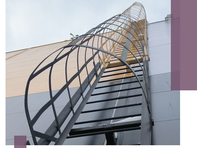 Изготовление и монтаж пожарных лестниц в Оренбурге профессионально