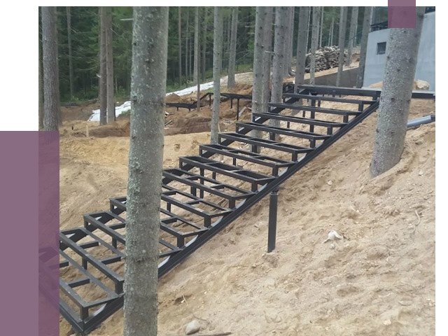 Монтаж металлических лестниц в Оренбурге от 13474 руб. 