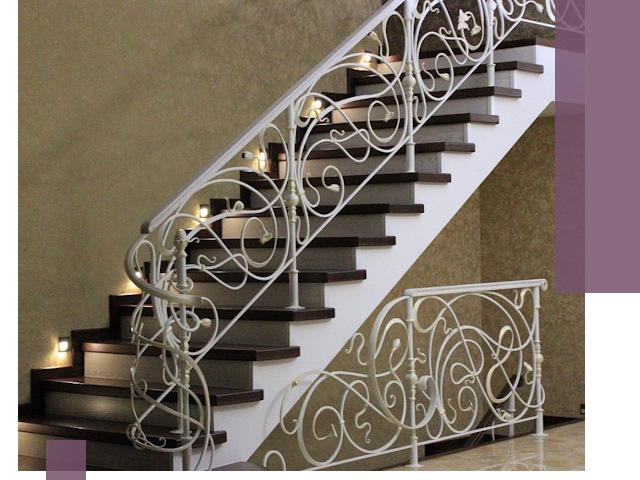 Кованые лестницы под ключ в Оренбурге — изготовление и монтаж