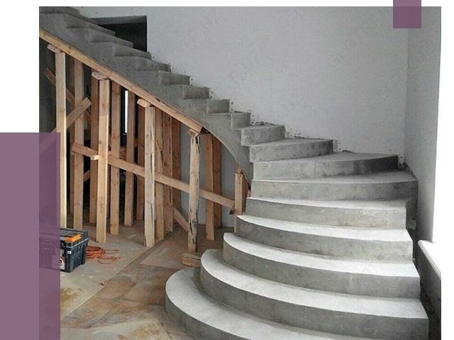 Изготовление бетонных лестниц под ключ в Оренбурге от 19830 руб. | ПРОЛЁТ-Рнб