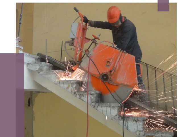 Демонтаж бетонных лестниц в Оренбурге от 4576 руб. за м2 | ПРОЛЁТ-Рнб