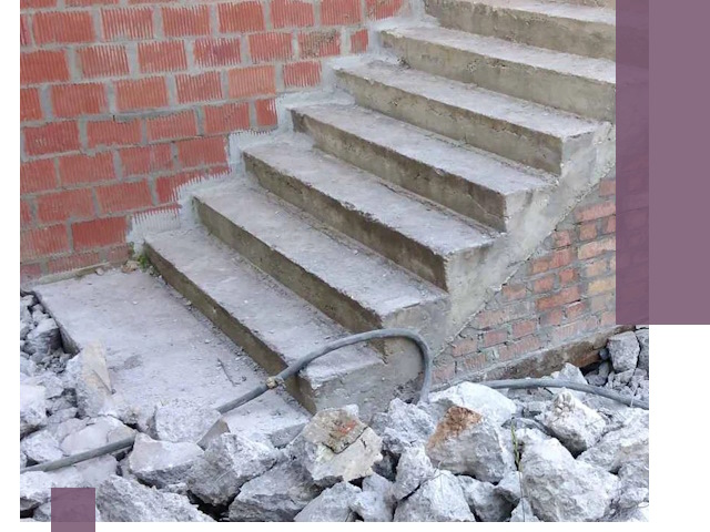 Демонтаж бетонных лестниц в Оренбурге: быстро и безопасно