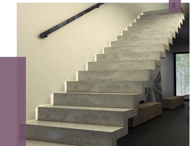 Облицовка бетонных лестниц в Оренбурге от 4576 руб/м2 