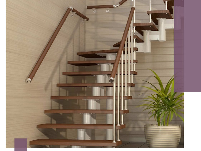 Изготовление модульных лестниц под ключ в Оренбурге