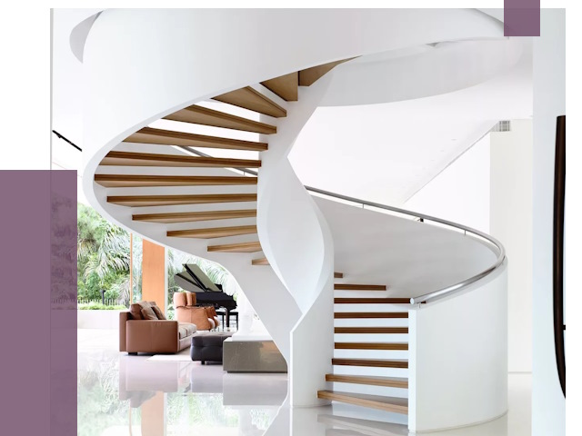 Винтовые лестницы в Оренбурге под ключ от 48303 руб. | ПРОЛЁТ-Рнб