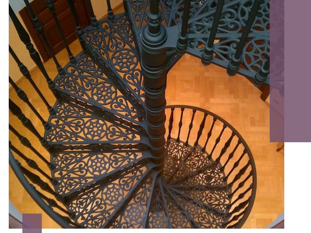 Винтовые лестницы под ключ в Оренбурге: производство и монтаж