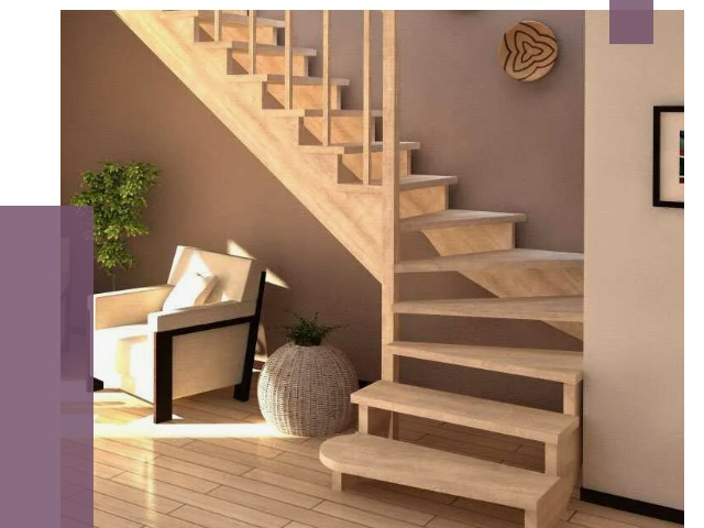 Изготовление Г-образных лестниц в Оренбурге от 18813 руб. 