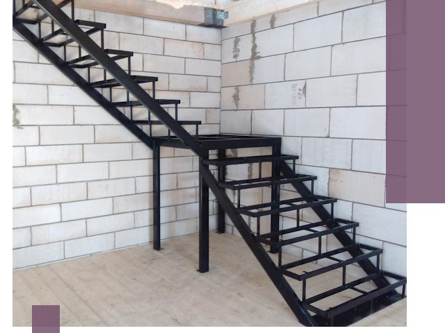 Лестницы на металлокаркасе под ключ в Оренбурге — изготовление и монтаж