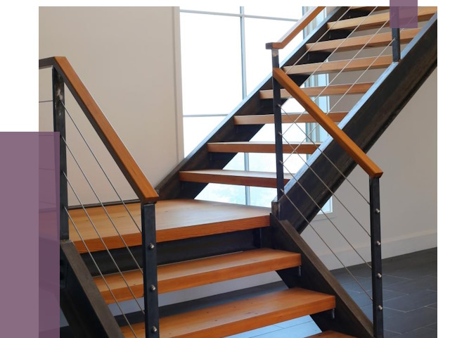 Изготовление лестниц на металлокаркасе в Оренбурге от 18813 руб. | ПРОЛЁТ-Рнб