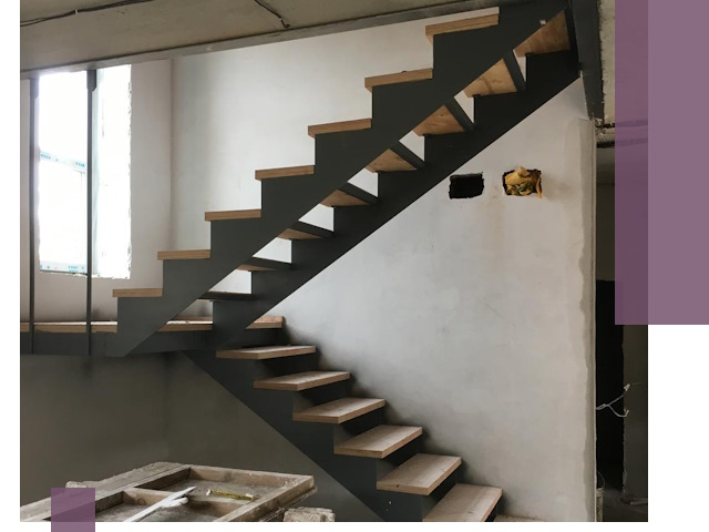 Изготовление лестниц на металлокаркасе в Оренбурге от производителя