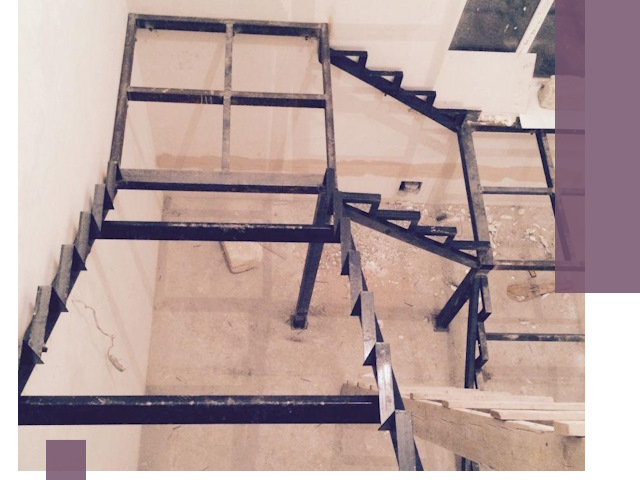 Монтаж лестниц на металлокаркасе в Оренбурге быстро и качественно