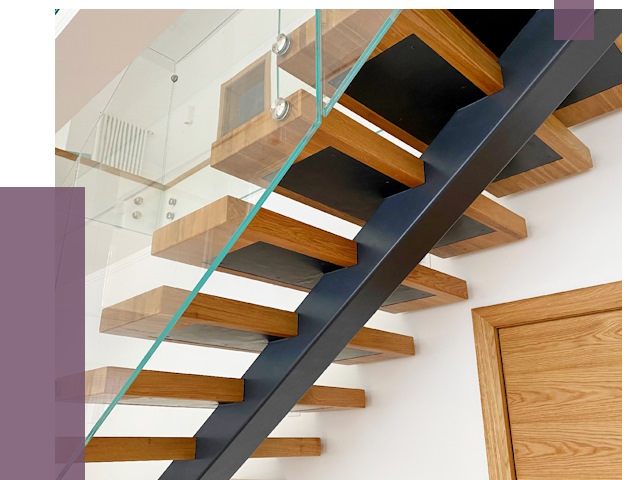 Лестницы на монокосоуре в Оренбурге от 18813 руб. под ключ | ПРОЛЁТ-Рнб