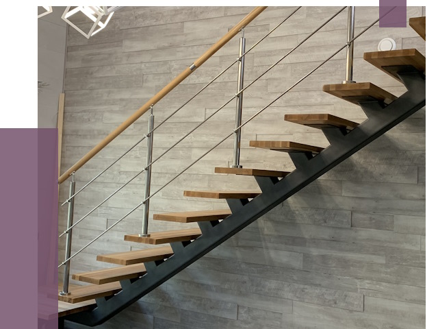 Изготовление лестниц на монокосоуре в Оренбурге от 75759 руб. 