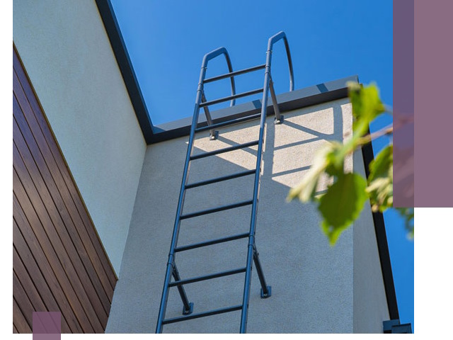 Лестницы на крышу в Оренбурге — изготовление, монтаж, демонтаж