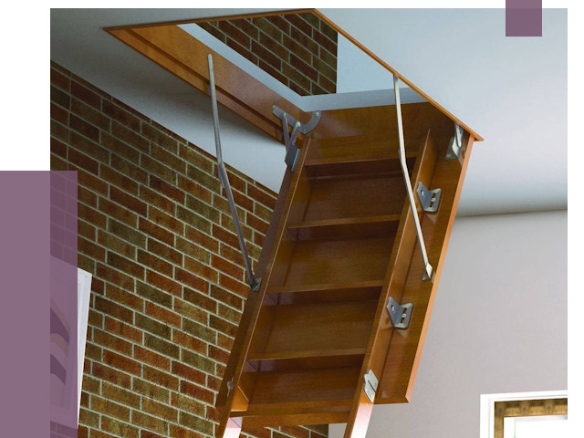 Установка чердачной лестницы в Оренбурге от 7779 руб. | ПРОЛЁТ-Рнб