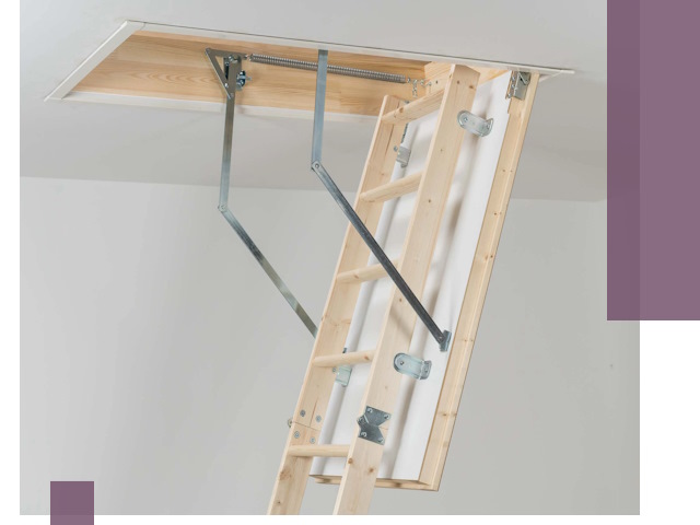 Установка чердачной лестницы под ключ в Оренбурге