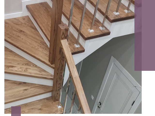 Обшивка металлических лестниц под ключ в Оренбурге