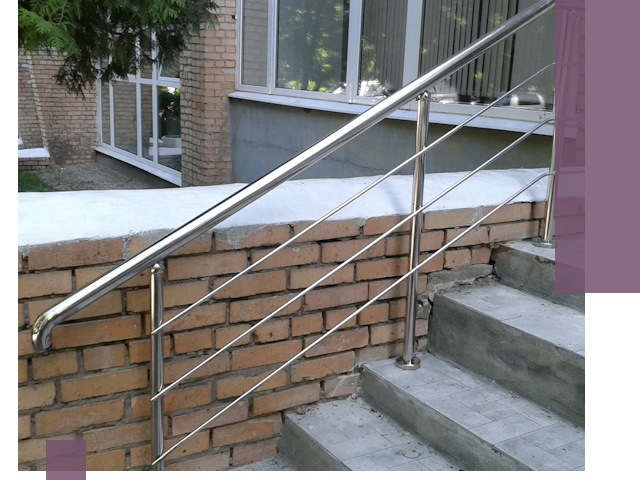 Перила из нержавеющей стали высокого качества в Оренбурге