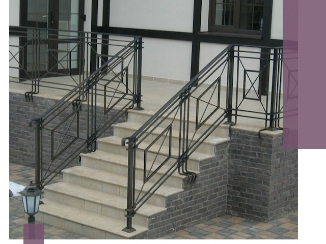 Перила для крыльца в Оренбурге — монтаж, изготовление и установка