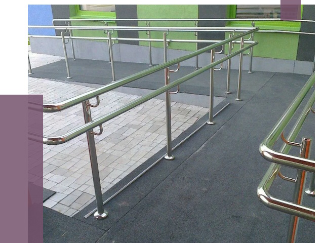 Ограждения пандусов в Оренбурге от 4322 руб. монтаж | ПРОЛЁТ-Рнб