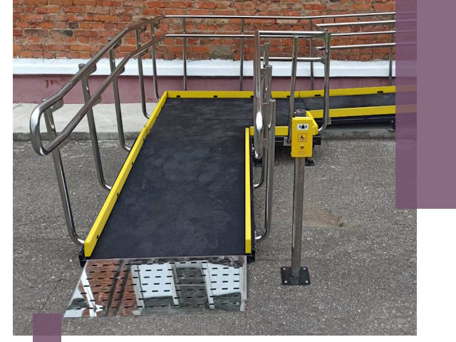 Изготовление наклонных пандусов для инвалидов в Оренбурге