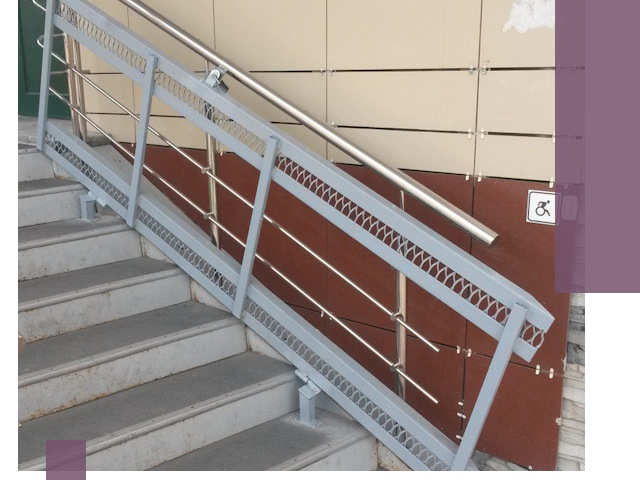 Изготовление откидных пандусов под ключ в Оренбурге