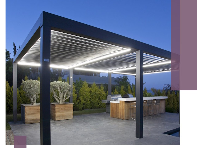 Навесы отдельно стоящие под ключ в Оренбурге из металла и поликарбоната