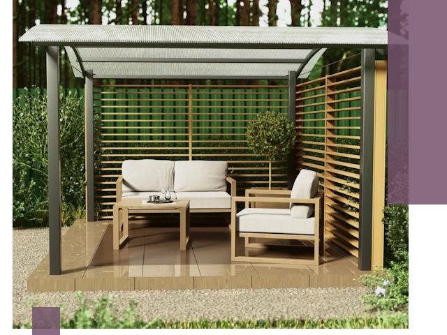 Навесы для дачи в Оренбурге: изготовление, монтаж и демонтаж