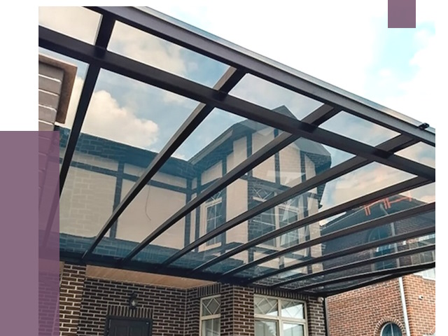 Навесы из поликарбоната в Оренбурге от 8562 руб. под ключ — ПРОЛЁТ-Рнб