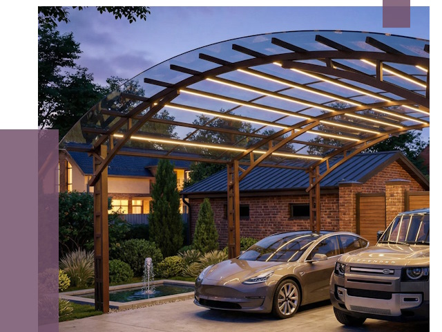 Металлические навесы в Оренбурге от 12610 руб. под ключ — ПРОЛЁТ-Рнб