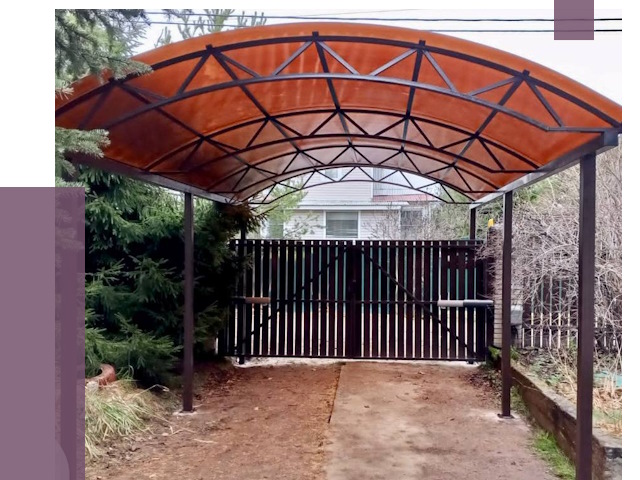 Арочные навесы в Оренбурге от 12660 руб. — изготовление и монтаж | ПРОЛЁТ-Рнб