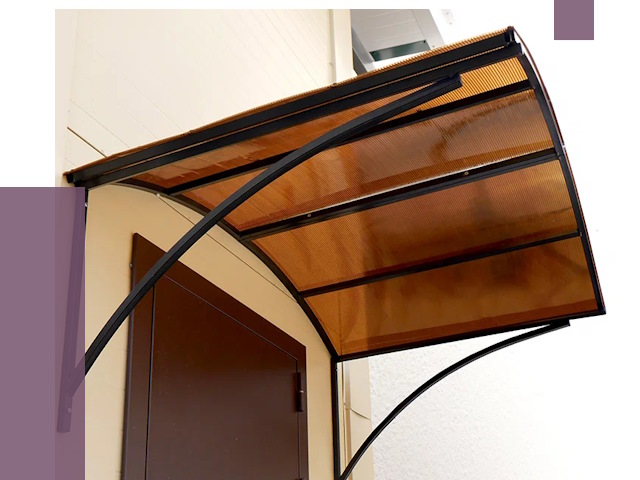 Недорогие козырьки в Оренбурге от 7545 руб.  | ПРОЛЁТ-Рнб