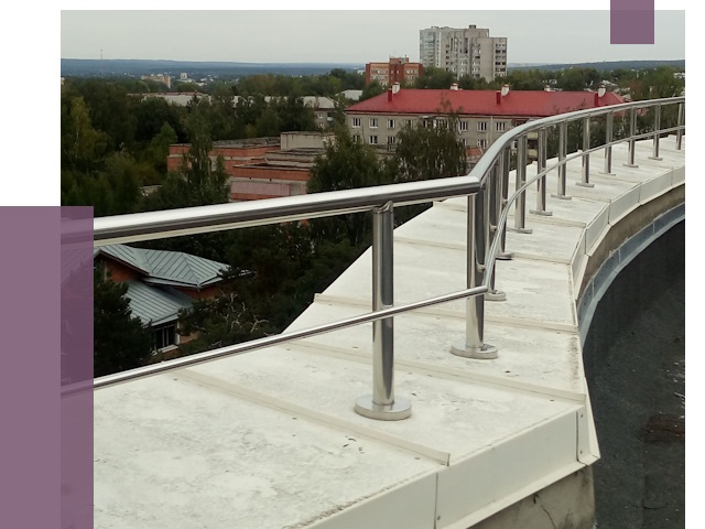 Парапеты и ограждения кровли в Оренбурге от 4932 руб.