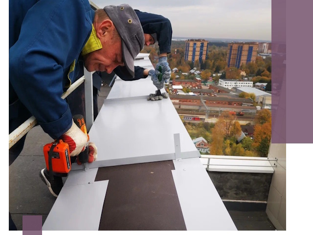 Монтаж парапетов в Оренбурге — установка прочных металлических ограждений