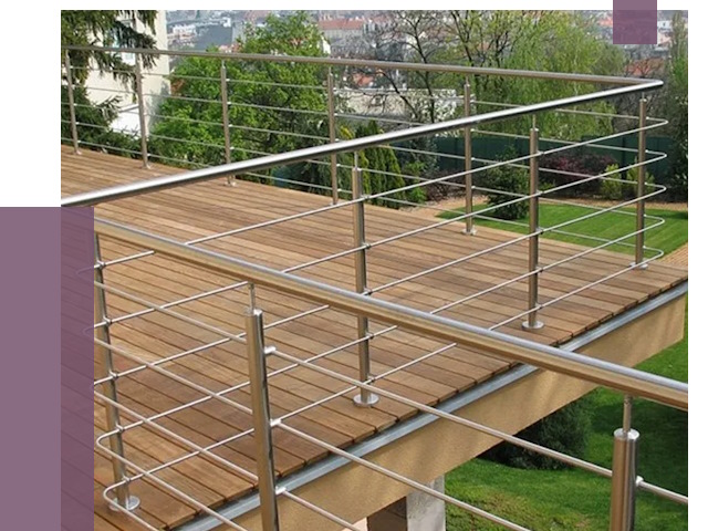 Алюминиевые парапеты в Оренбурге под ключ от 7728 руб. 