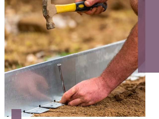 Монтаж металлических бордюров в Оренбурге быстро и качественно