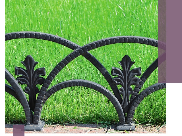 Декоративные металлические бордюры под ключ в Оренбурге