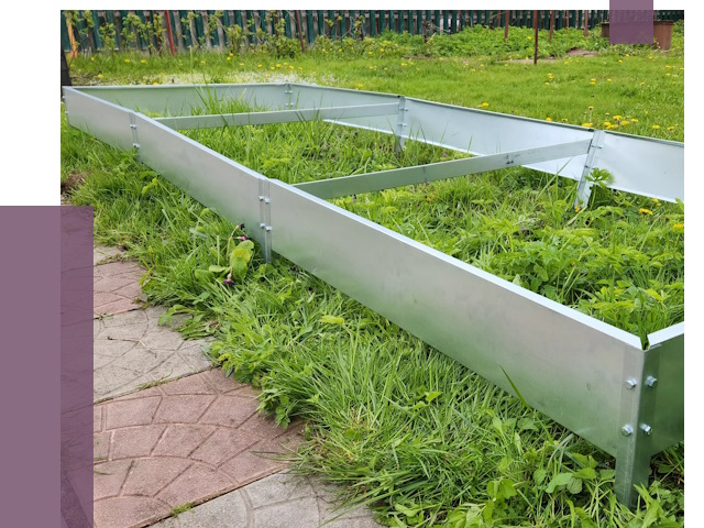 Металлические бордюры для грядок в Оренбурге от 1780 руб. 