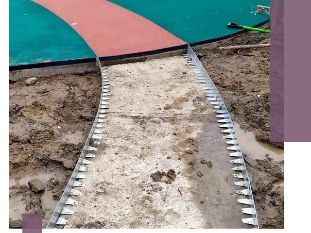 Металлические бордюры для дорожек в Оренбурге — монтаж и изготовление