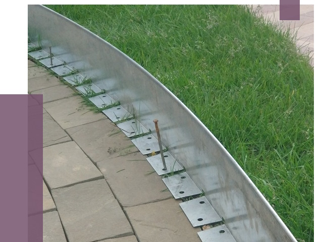 Металлические бордюры для тротуаров в Оренбурге от 8644 руб.