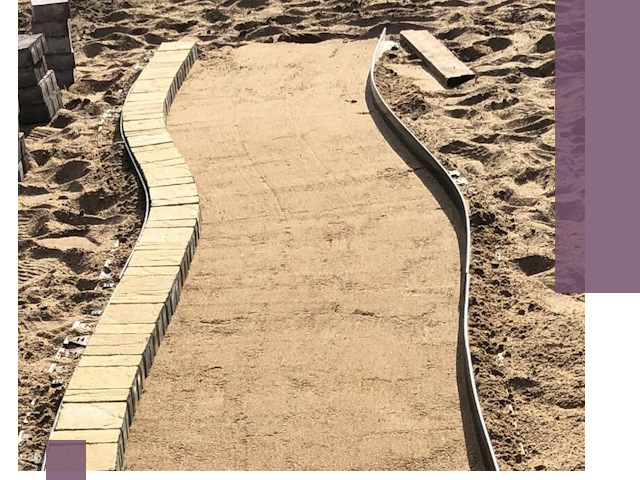 Металлические бордюры для тротуаров в Оренбурге — прочные и долговечные