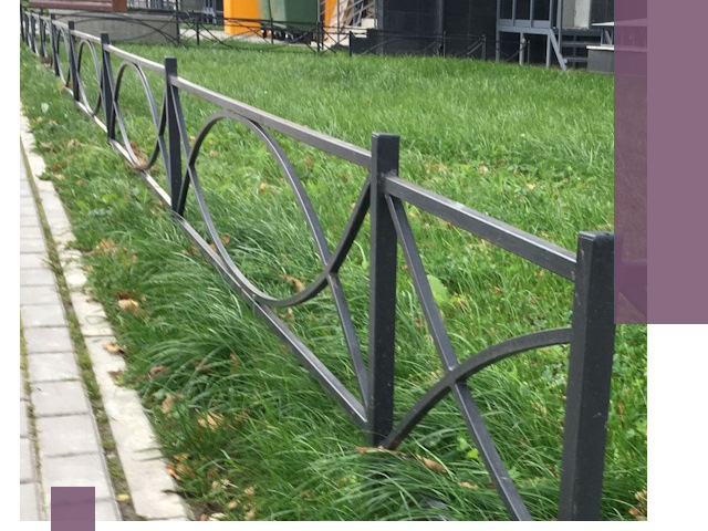Газонные ограждения из металла в Оренбурге — монтаж и продажа