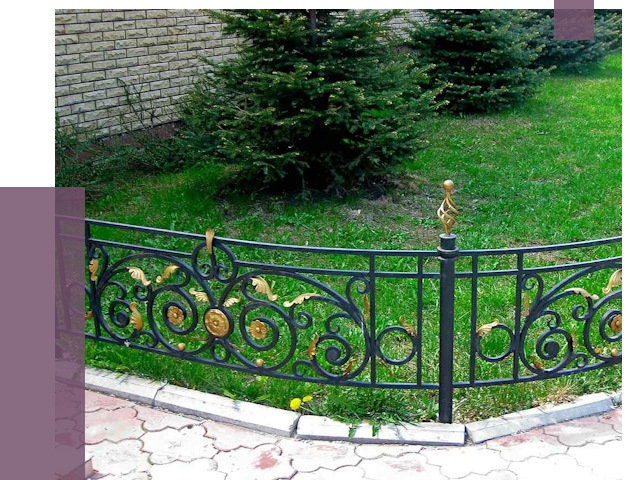 Кованые газонные ограждения в Оренбурге от 7576 руб. — ПРОЛЁТ-Рнб